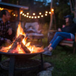 am Lagerfeuer vorbereiten